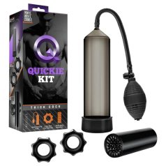 Quickie Kit - sada na penisovú pumpu - hrubá (4 diely)