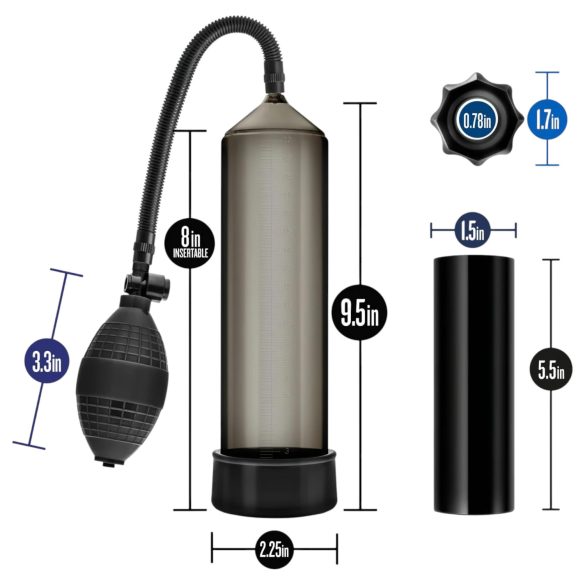 Quickie Kit - pumpa na penis - zväčšenie hrúbky - sada 4 ks