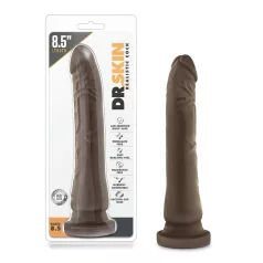   Dr. Skin - realistický dildo s prísavkou - hnedý - 20,5 cm