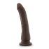 Dr. Skin 8,5 - prísavná realistická dildo - hnedá (20,5 cm)