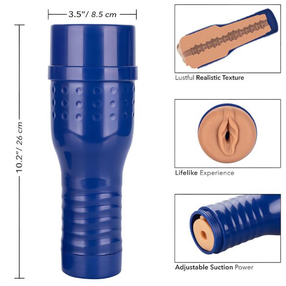 Private - Alexa Tomas umelá vagína (prírodná-modrá)