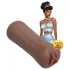 XKIN Beauty Queen Lulu - realistická umelá vagína masturbátor (tmavý naturál)