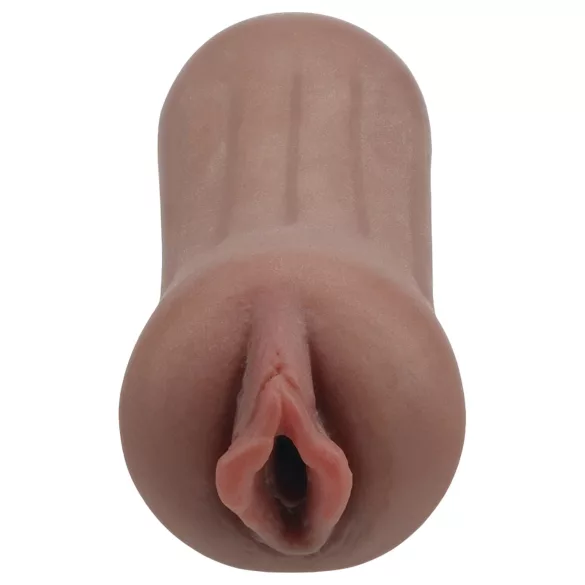 XKIN Beauty Queen Lulu - realistická umelá vagína masturbátor (tmavý naturál)