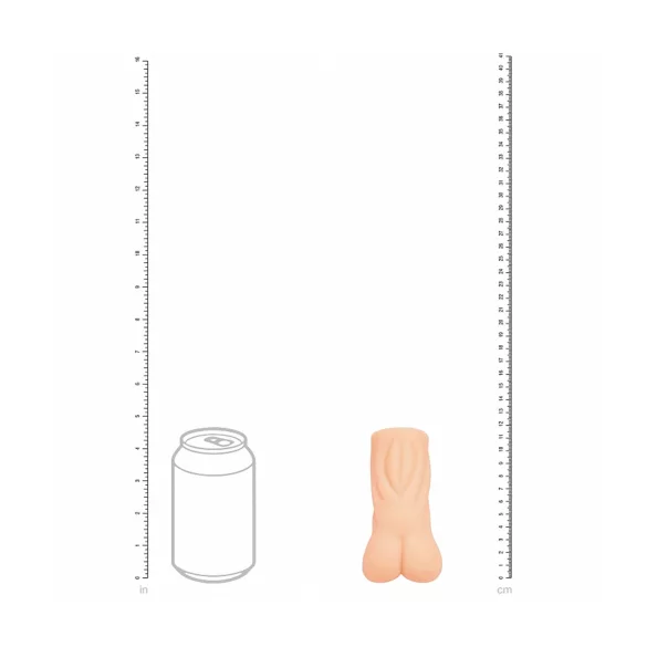 XKIN Tiffany Throatcheck - realistická umelá vagína masturbátor (prírodná farba)