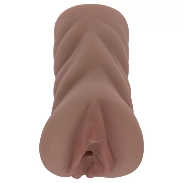 XKIN Next Door Amani - realistická umelá vagína masturbátor (tmavá naturálna)