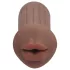 XKIN - umelá ústa masturbátor - S (tmavá prirodzená farba)