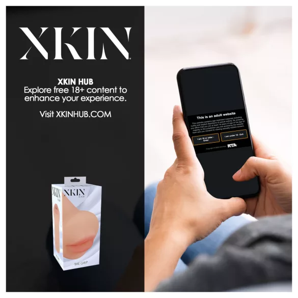 XKIN - realistický umelý ústny masturbátor - S (prírodný)
