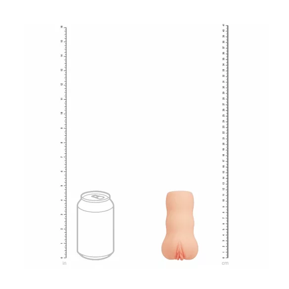 XKIN Temtress Nicolette - realistická umelá vagína masturbátor (naturálna)