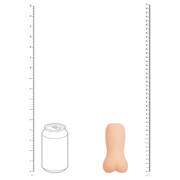 XKIN - realistický umelý zadok masturbátor - M (prírodný)