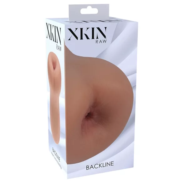 XKIN - realistický umelý zadok masturbátor - M (tmavý naturál)