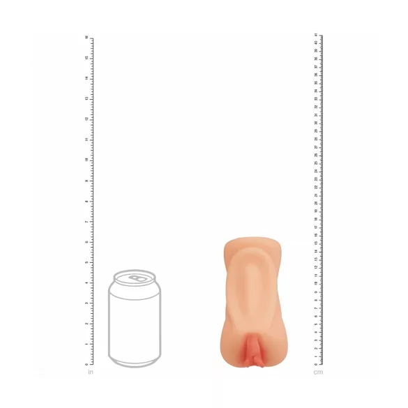 XKIN Lexi Lockerload - realistická umelá vagína masturbátor (prírodná)