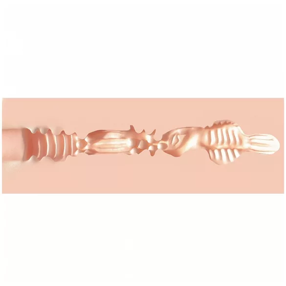 XKIN - realistická umelá vagína masturbátor - L (prírodná farba)
