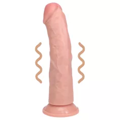   RealRock - realistický vibrátor s prísavkou - telová farba 20,5 cm