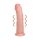 REALROCK - prísavný vibrátor - telový (20,5cm)
