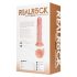 REALROCK - prísavný vibrátor - telový (20,5cm)