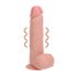 REALROCK - prísavkový vibrátor - prírodný (18 cm)
