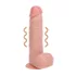 RealRock - vibrátor s prísavkou - realistický - telová farba - 18 cm