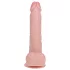RealRock - vibrátor s prísavkou - realistický - telová farba - 18 cm