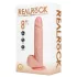 RealRock - realistický vibrátor s prísavkou - telová farba 20,5 cm