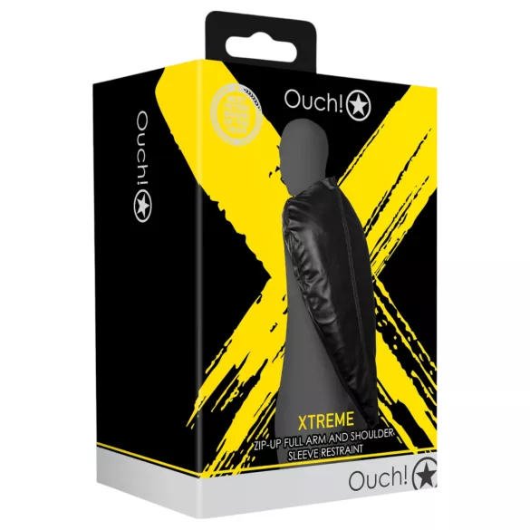 Ouch! - putá na zviazanie rúk za chrbtom - čierne