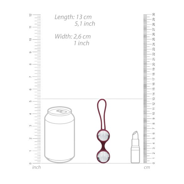 Loveline (S)explore - erotická sada pre ženy - červená