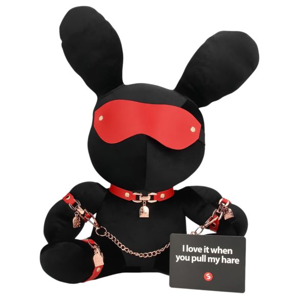 Bondage Rabbit - BDSM zajačik (čierny)