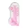 RealRock - realistický dildo - priehľadný ružový - 22 cm