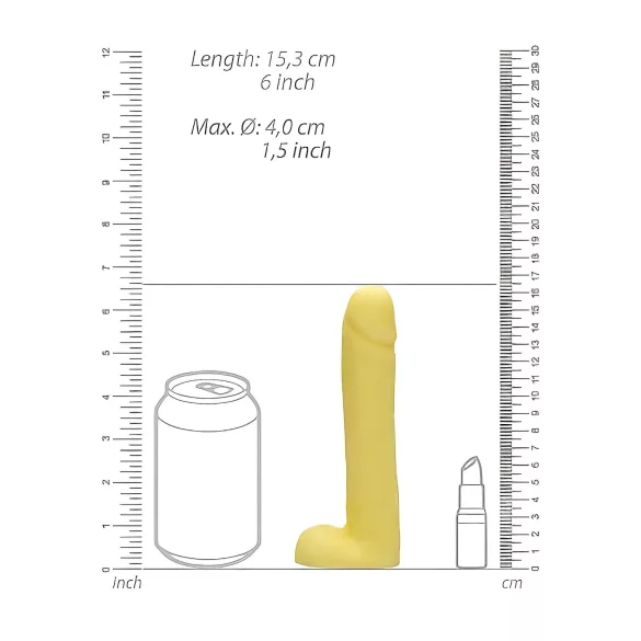 S-Line - Dicky - mydlo penis s semenníkmi - vanilka (210 g)