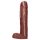 Dicky Cum - penis mydlo s mieškami - hnedé (250g)