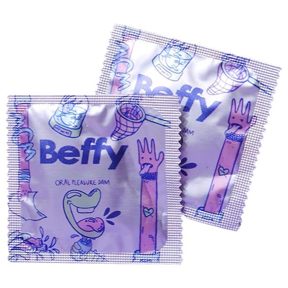 Beffy - ultra tenká ochranná fólia na orálny sex (2 ks)