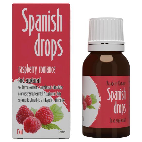 Cobeco Spanish Drops - afrodiziakálne kvapky - malina - 15 ml