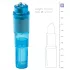 Easytoys - vreckový vibrátor set - 5 dielov - modrý
