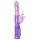 Easytoys - vibrátor s otáčaním a prirážaním - motýlik - fialový