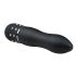 Easytoys Diamond Curved - mini tyčový vibrátor (čierny)