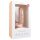 Easytoys - prísavný dildo s semenníkmi (22,5cm) - prírodný