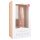 Easytoys - veľký prísavný dildo s semenníky (29,5 cm) - naturálny