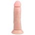 Easytoys - realistické dildo s prísavkou (15,5 cm) - prírodné