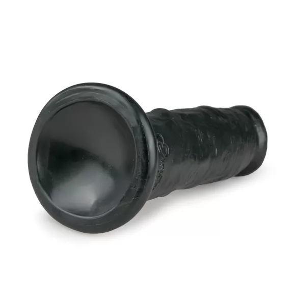 Easytoys - realistický dildo s prísavkou - čierny - 15,5 cm