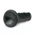 Easytoys - realistický dildo s prísavkou - čierny - 15,5 cm