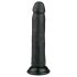 Realistický dildo s prísavkou (20,5 cm) - čierny
