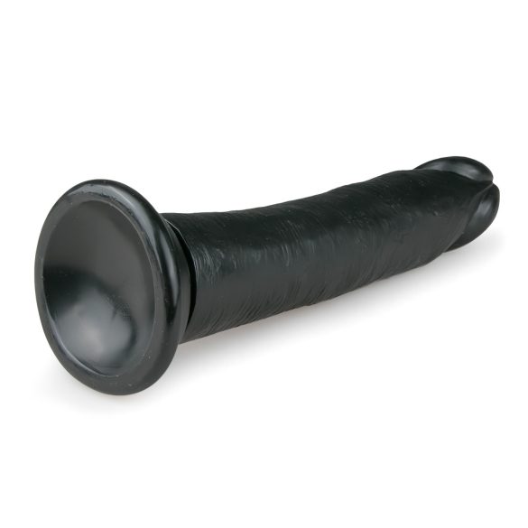 Easytoys - realistický dildo s prísavkou - čierny - 20,5 cm