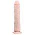 Easytoys - prísavkový extra veľký dildo (28,5 cm) - prirodzený