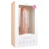 Easytoys - prísavkový extra veľký dildo (28,5 cm) - prirodzený