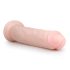 Easytoys - prísavkový extra veľký dildo (28,5 cm) - prirodzený