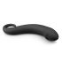 EasyToys zahnuté dildo - silikónové análne (čierne)