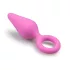 Easytoys - análny kolík - malý, ružový, silikón