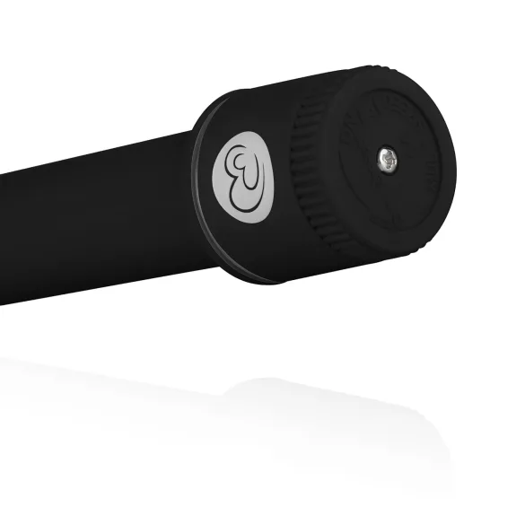 Easytoys - vibrátor na bod G - úzky tvar - čierny