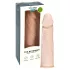 Easytoys - Flesh - predlžovací návlek na penis (prírodný) - 18 cm