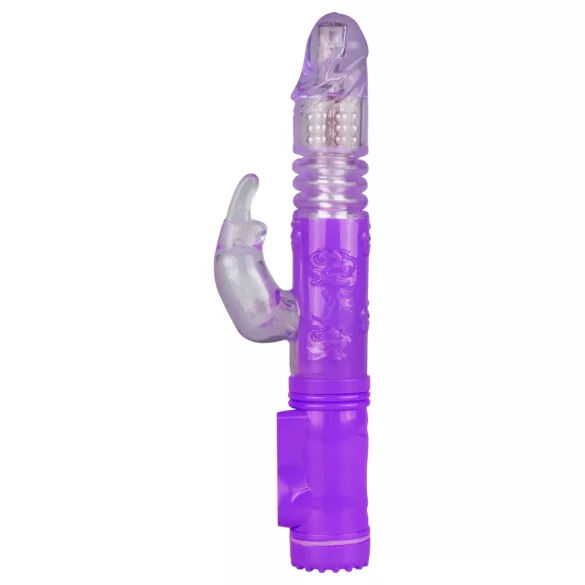 Easytoys Bunny - rotačno-tlačiaci vibrátor - fialový