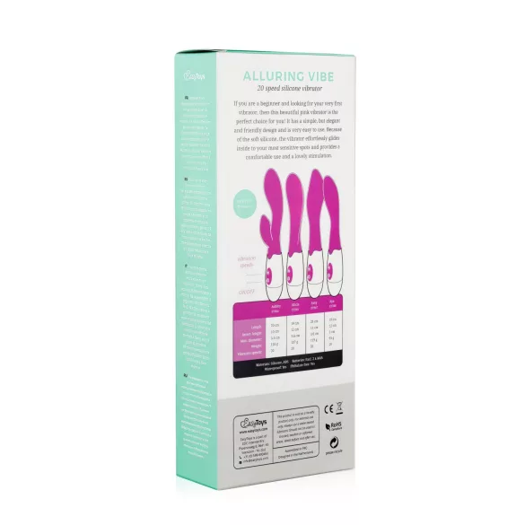 Easytoys - vibrátor na G bod - vodotesný - ružový
